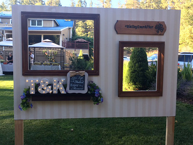 Sign Frames - Rogue River wedding