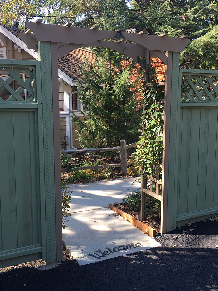 Wedding Entrance - Rogue River wedding